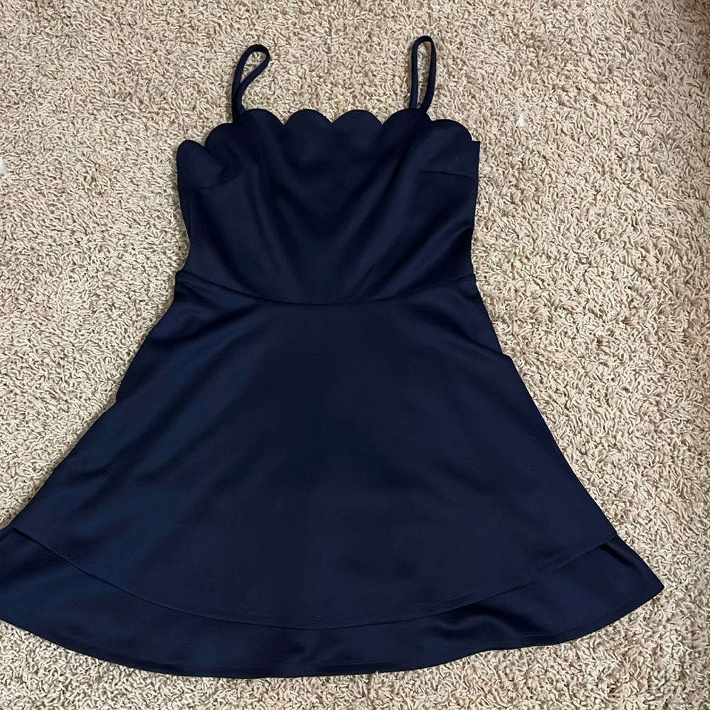 Navy blue party dress